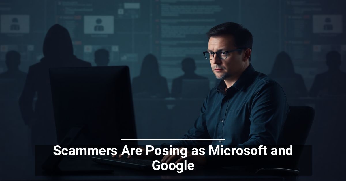 Scammers Are Posing as Microsoft and Google